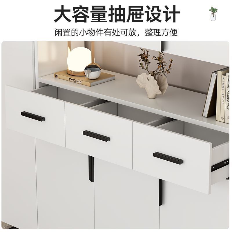 鞋柜简约现代人造板免漆门厅玄关鞋柜加高多层带抽屉收纳稳固家用