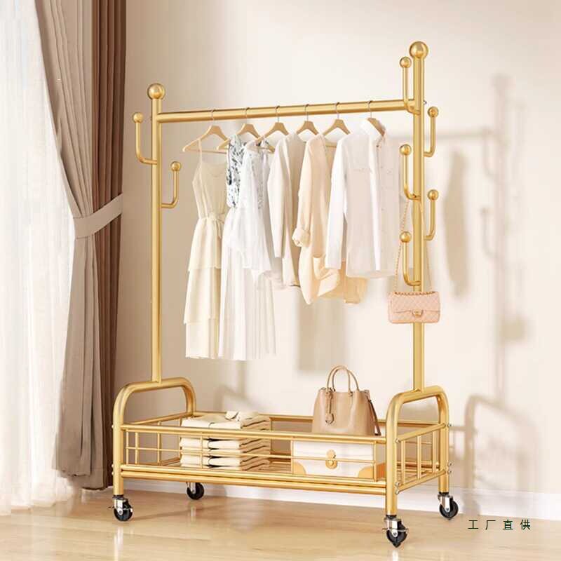 德国加固可移动落地室内衣帽架