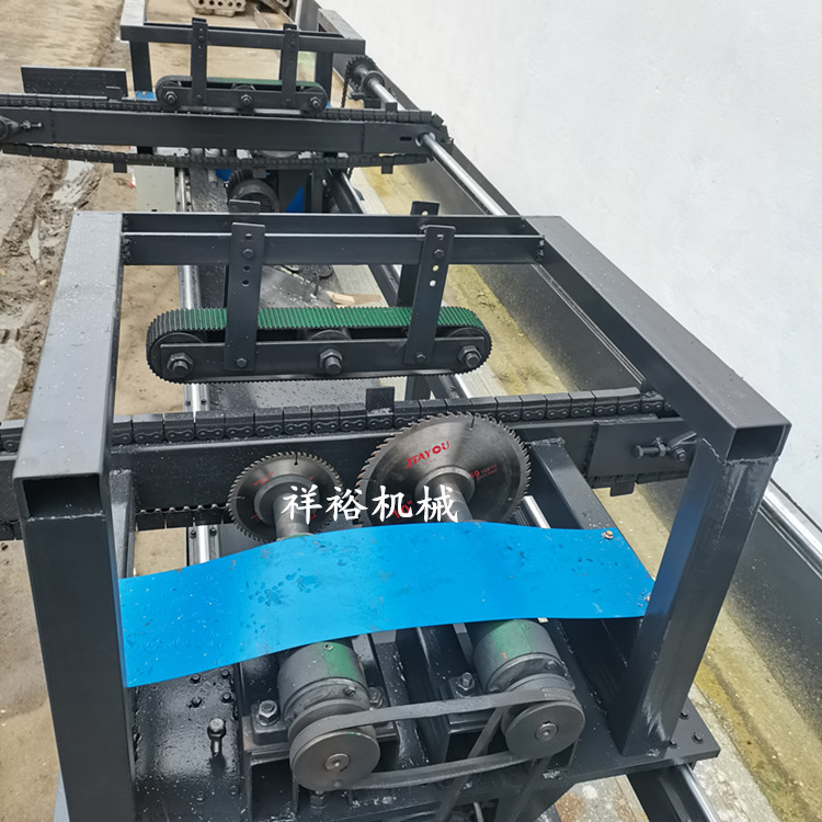 木工小型双端齐头推台锯