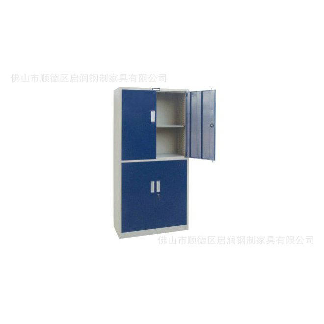 蓝色四门文件柜 办公柜 厂家供应文件铁柜