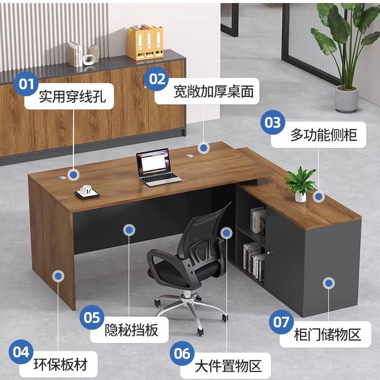 办公桌椅组合员工位简约现代财务卡座2双4四人位办公室职员电脑桌