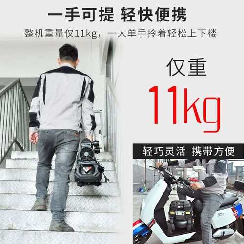 热销速发变频空压机便携小型无油静音气泵木K工喷漆高压220v空气