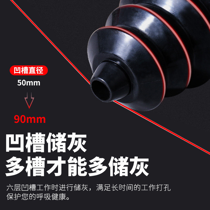 热销电锤防尘罩冲击钻防尘器家用C电钻防尘接灰碗挡灰配件电锤工