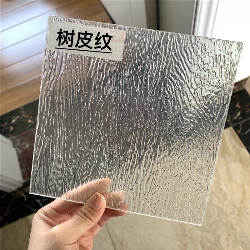 热销彩色透明压克力条纹板水波纹板彩F色花纹板UV打印炫彩石头纹