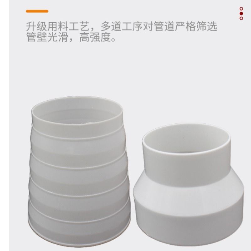 热销变径接头排烟管塑料110油烟机转换头180异Q径圈大转小75转接