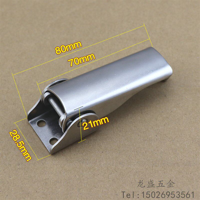 热销304不锈钢可调节重型v搭扣 工业机械设备可调箱扣卡扣钩扣锁