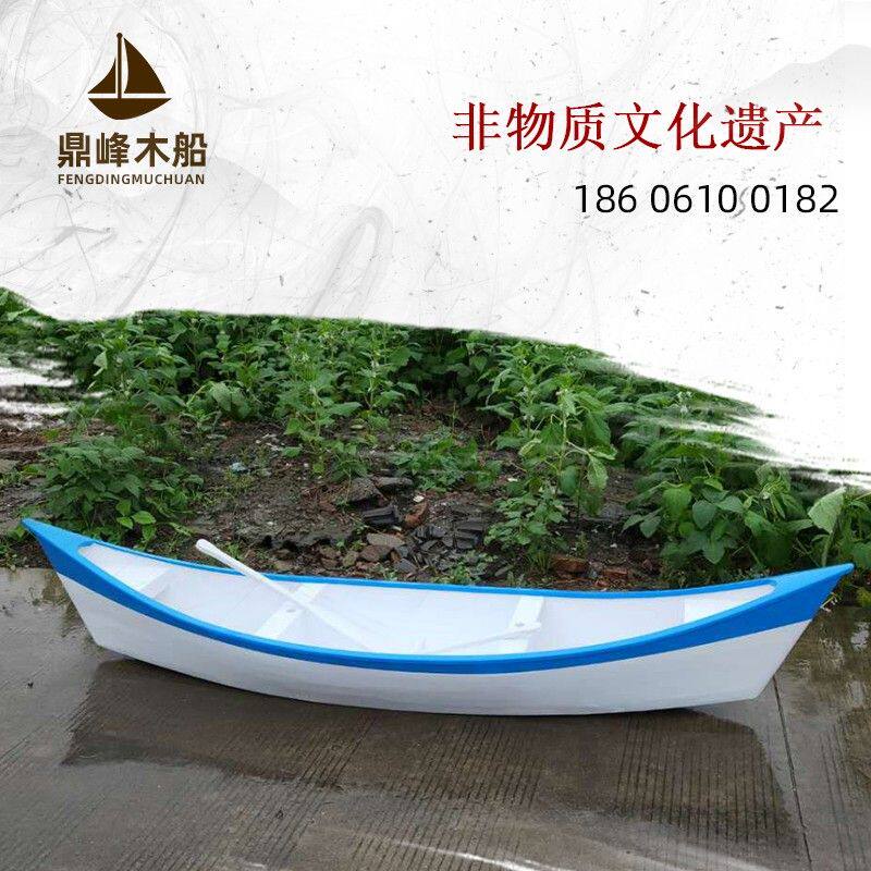 欧式实木水上装饰景观小木船景观花船舞台道具船公园手划船贡多拉