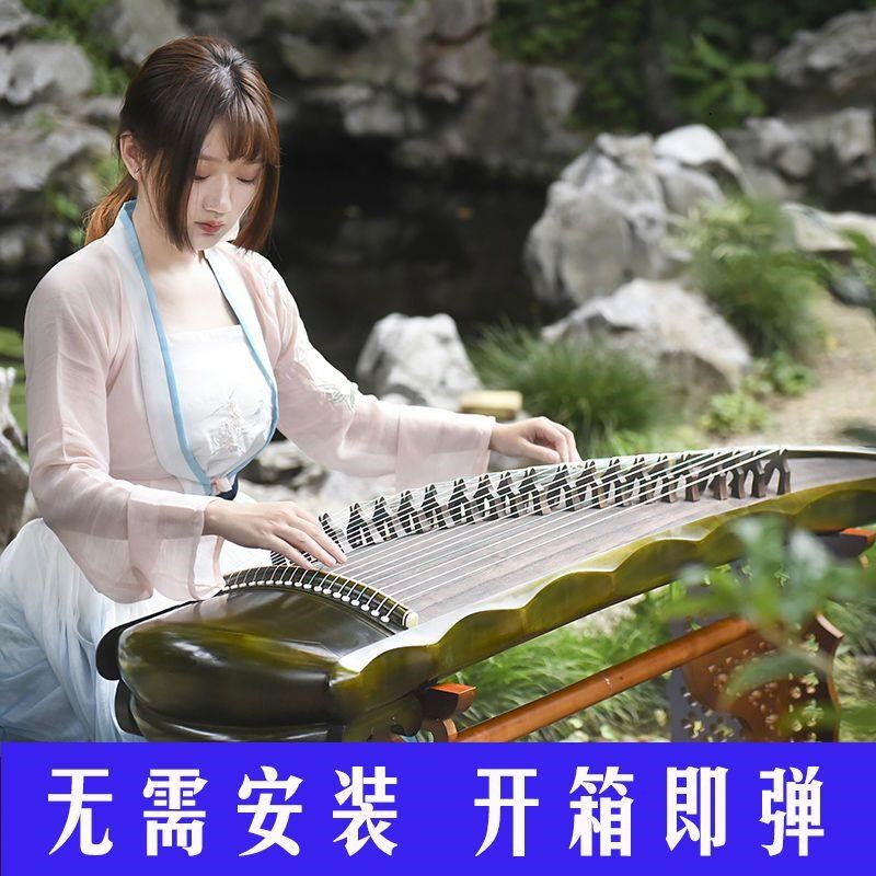 热销专业级楠木古筝全套配件x扬州实木古筝琴检定考试成人儿童琴