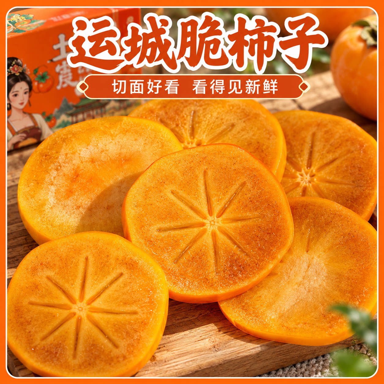 山西甜脆柿当季现摘产地直发