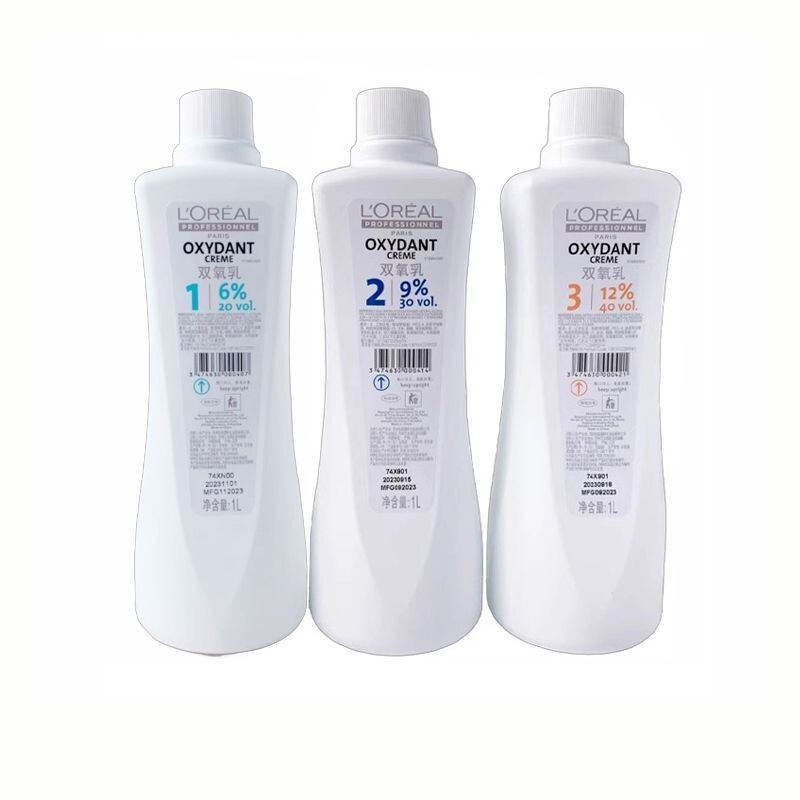 理发店 美发沙龙用 欧莱雅双氧奶1L双氧油 6度9度双氧乳双氧水
