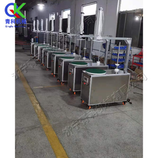 小型托盘式包裹缠绕机 工厂车间集装箱缠绕设备 纸箱泡沫箱打包机