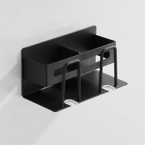 极速乐持家免打孔牙刷q置物架壁挂墙式情侣款双人放漱口杯具座家