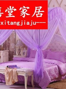 极速单帐光帐纱11235拱三高开门加厚I蚊加锈钢支落地宫廷式公主形