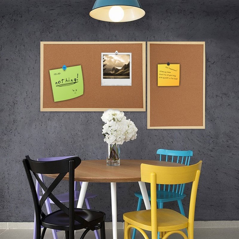 极速定制木框软木板n照片墙 幼儿园展示图钉告示留言板宣传栏 水