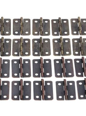 极速50 Pcs Antiqlue Cabinet Hinges Furniture Fittings Jewelr