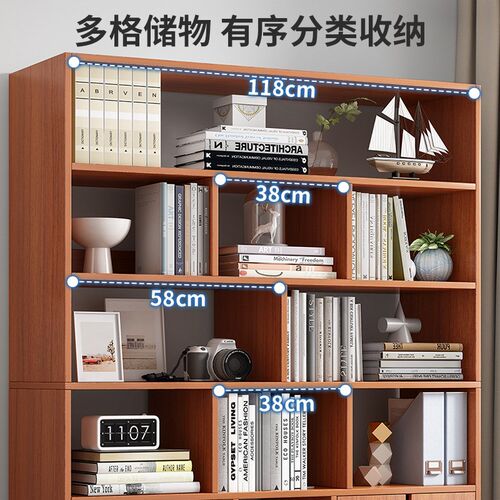 新品简易书架落地多层置物架组y合简约现代经济型家用客厅收纳学
