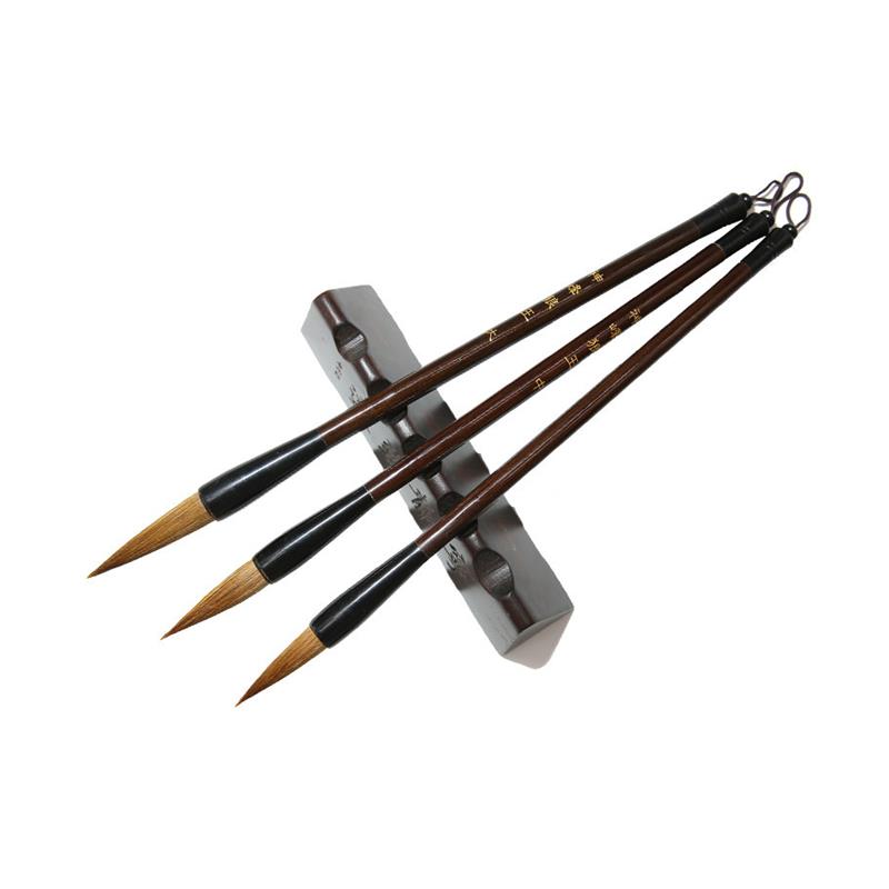 极速毛笔狼毫兼毫羊毫初学生大中楷书欧颜K柳赵体行书毛笔套装古