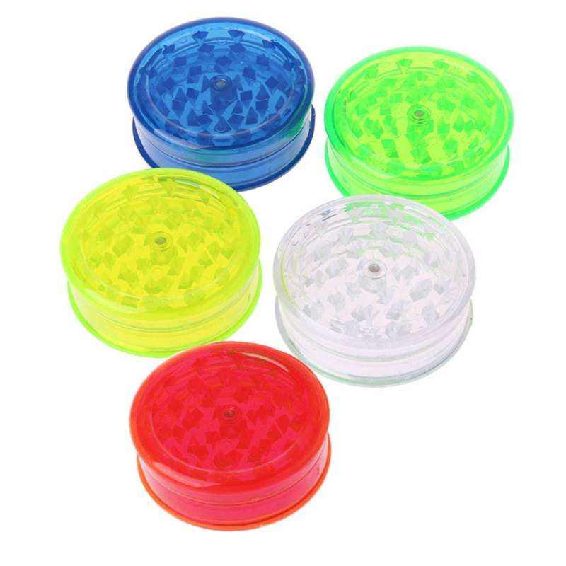 极速6cm diameter three-layer plastiEc cigarette grinder Colo