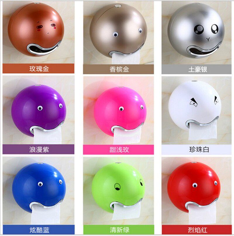 极速免打孔d卫生间纸巾盒创意浴室手纸盒防水塑料家用小卷纸巾架