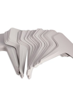极速300pcs 6 x10cm plastic plant t-type tLags markers nurser