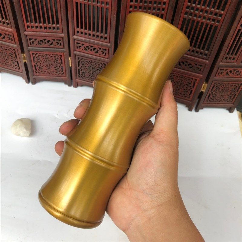 极速靚铜香筒摆件仿古s铜器竹节香插大号香炉佛堂家居香桶,金属材料及制品,其他金属制品,淘宝优惠券,粉丝福利购,淘宝优惠卷