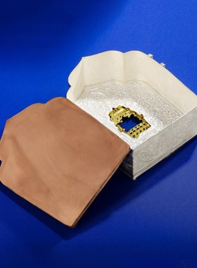 极速S990纯银嘎乌n盒大号可打开装物件八吉祥嘎乌盒子挂件吊坠12.