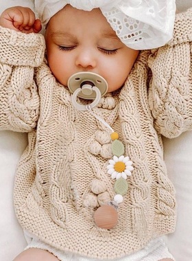 极速Baby Handmade Pacifier ChaiBn Clip Dummy Nipples Holder