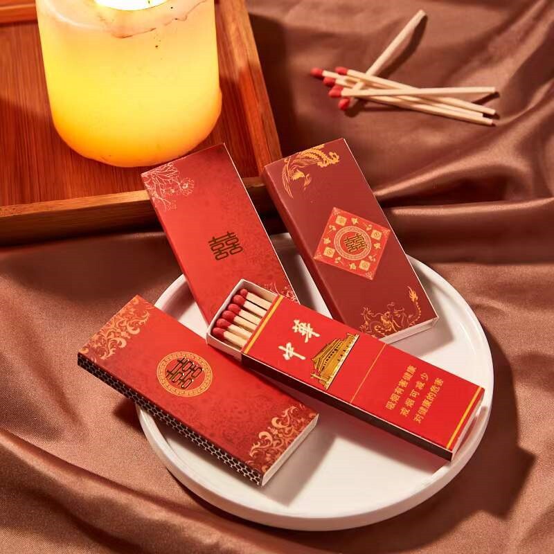 极速火柴老式火柴一次性加长洋火火柴I安全家用喜字火柴长杆火柴