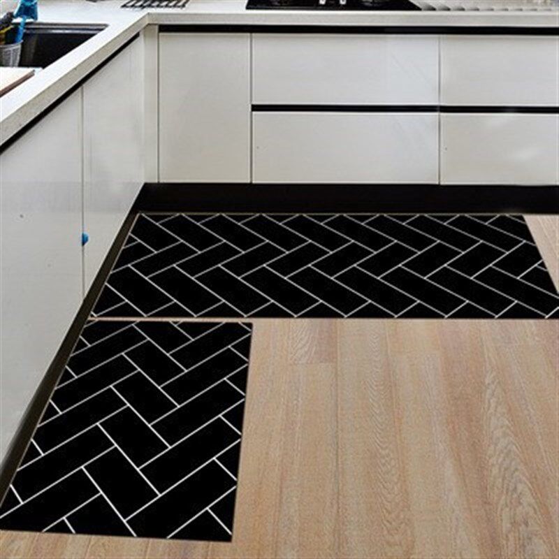 极速Kitchen majt door mat long absorbent oil-proof foot pad