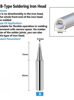 极速17Pcs Leadj-Free Soldering Iron Tip 900M-T For 936 937 9