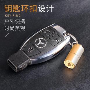 极速超级小火机【铜化】可携式挂环复古M送礼应急迷你 煤油火