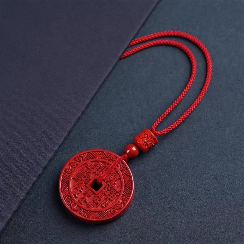 极速高纯度真品朱砂山鬼花钱兔年挂绳吊坠项链男女小挂Z件本命年,珠宝/钻石/翡翠,颈饰,淘宝优惠券,粉丝福利购,淘宝优惠卷