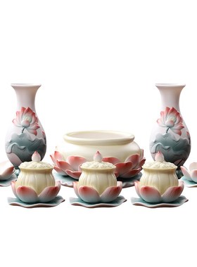 极速家用供奉佛前l摆件佛具用品大全佛家道家仙家佛像搭配香炉佛