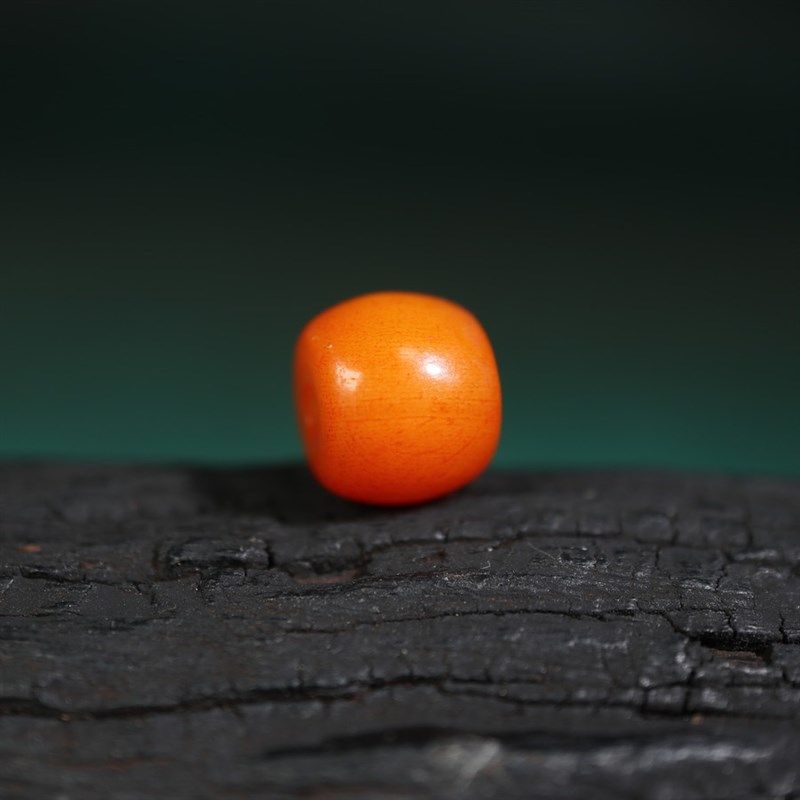 极速9.8mm油i润通透包浆蜜蜡灵骨老型珠桶珠文玩佛珠星月手串diy