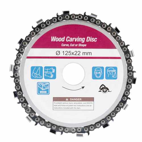 极速5 Inch 14 Teeth Grinder Chain Disc 22mm Aror Woodwo.rkin