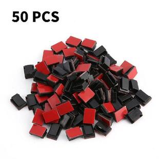 新品100pcs Car Desk Wall USB Wire CaHble Line Fastener Clip