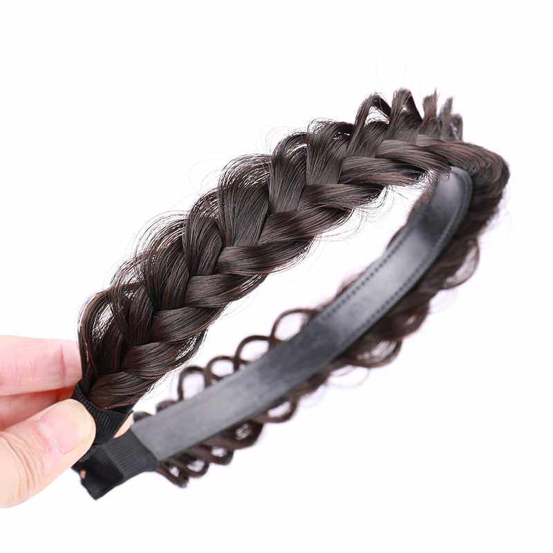 极速麻花辫假发发箍m女增高颅顶盘发神器手工鱼骨辫子编发网红头