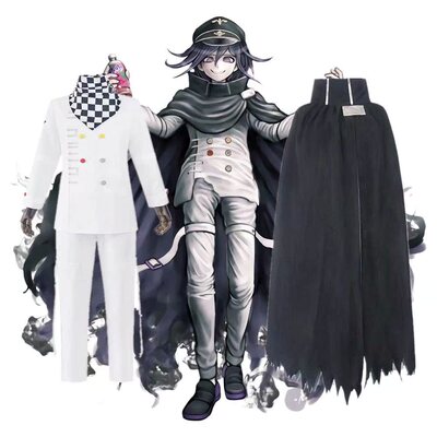 极速Anaime Danganronpa V Kokichi Oma Uniforms Scarf Cloak Se