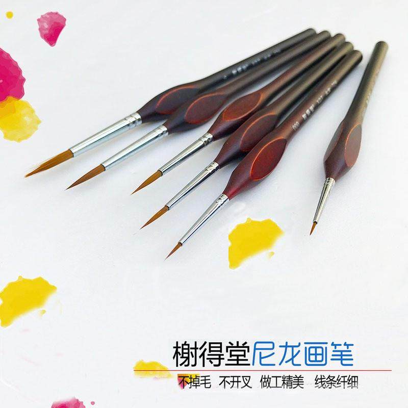 榭得堂729水粉笔三角杆特细极细油画笔水彩水粉丙烯颜料勾线笔000,文具电教/文化用品/商务用品,勾线笔,淘宝优惠券,粉丝福利购,淘宝优惠卷