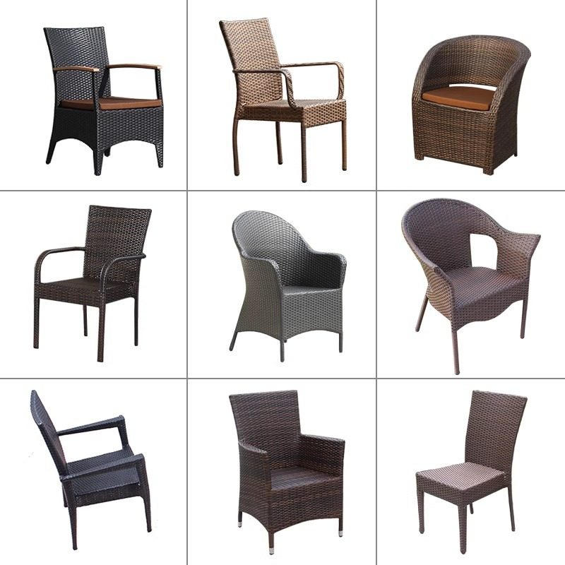 户外藤椅室外阳台庭院露台藤编椅子户外花园休闲茶餐厅咖啡厅桌椅