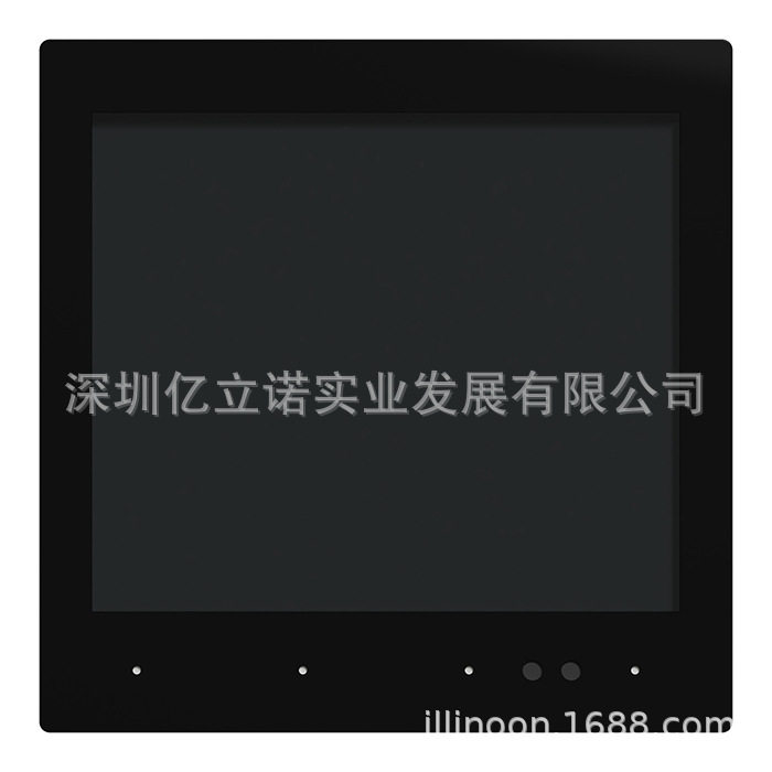 境悦黑色智能温控器KNX面板
