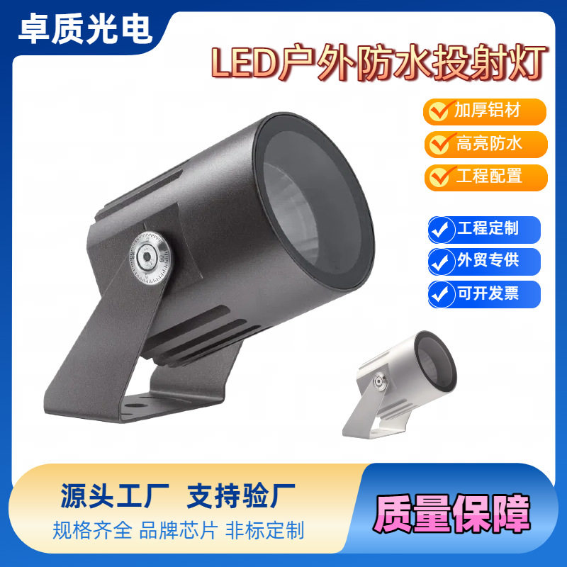 LED聚光防水墙面亮化投射灯