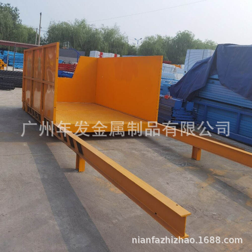 建筑工地悬挑梁式卸料平台 装备高空作业落地式吊篮 抽屉式吊装台
