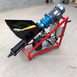 油漆喷涂机 加固门缝输送泵厂家 电动水泥砂浆灌浆机3kw小型螺杆式