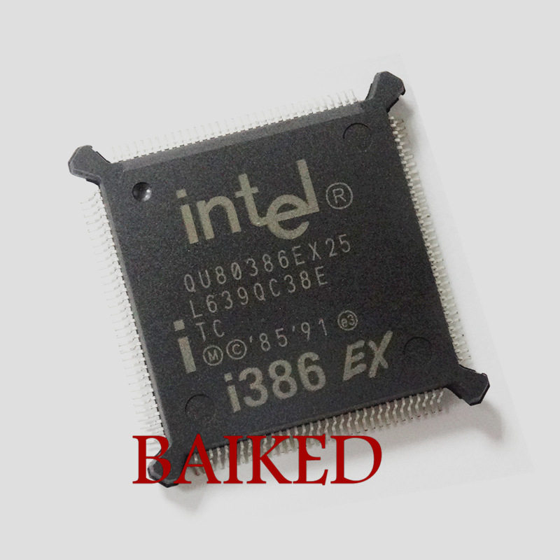 intel QU80386EX25 TC MC8591e3 i386EX QFP132