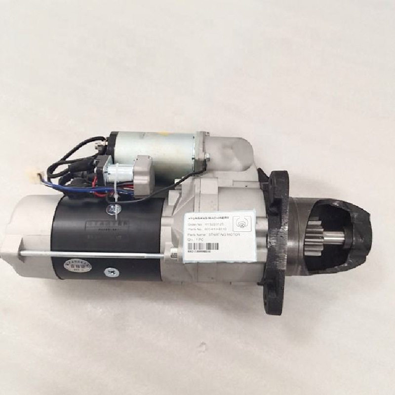WA470装载机启动马达 6D125发动机起动机 600-813-8310