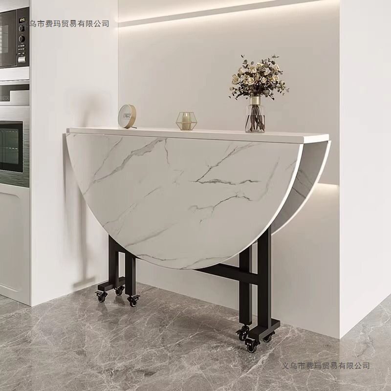 折叠桌可移动简易圆形桌子创意餐桌饭桌家用小户型农村折叠大圆桌