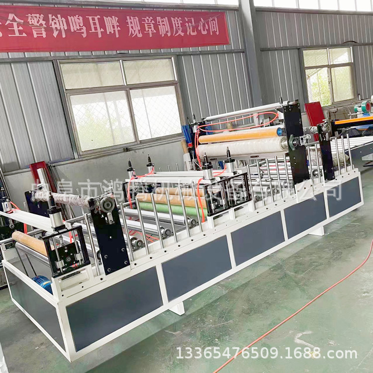 大板冷胶自动包边覆膜 线条木塑门窗热胶贴膜包覆机 鸿腾生产