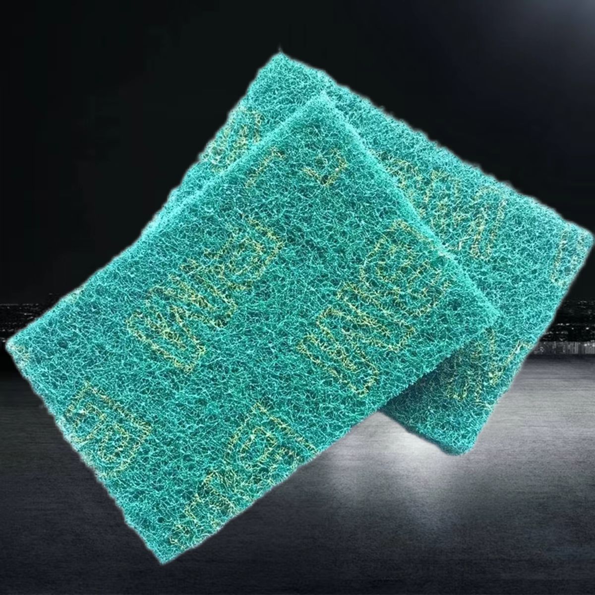 加厚百洁布绿色不锈钢拉丝布除锈去污厨房刷锅碗尼龙片抛光100片