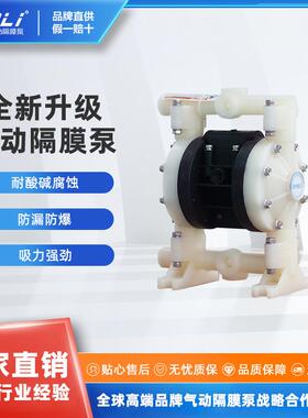 EFALI塑料非金属耐腐蚀小口径化工加药气动隔膜泵EP06（3/8寸）